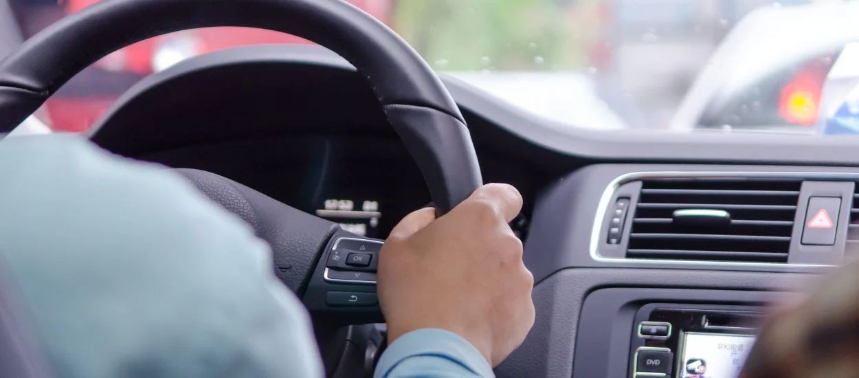 Driving a car