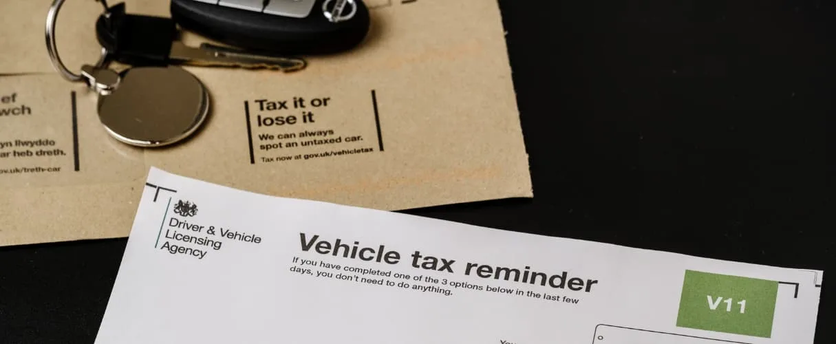 Road tax letter