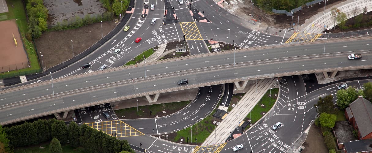 Complicated Road Markings