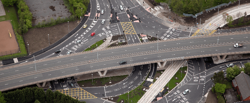 Complicated Road Markings